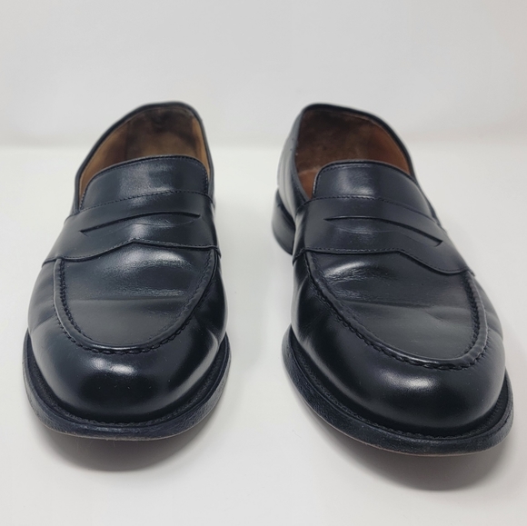 Allen Edmonds "RANDOLPH" Leather Penny Loafer Dress Shoes 10 D Black 4809 6438 - Picture 6 of 10